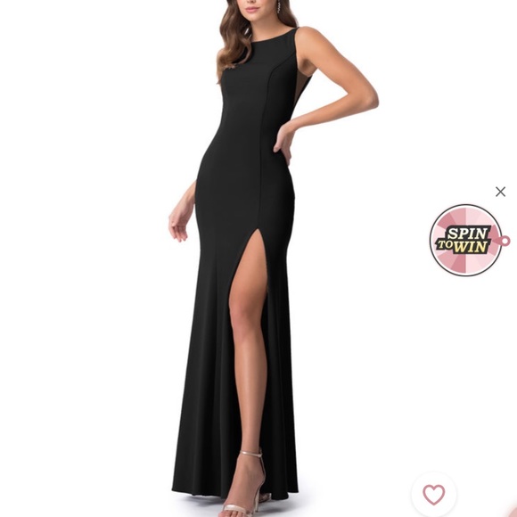 Azazie Dresses & Skirts - Black Azazie Rogue Dress (Size A6)